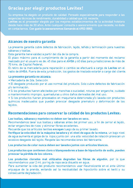 Promocion hogar levitex